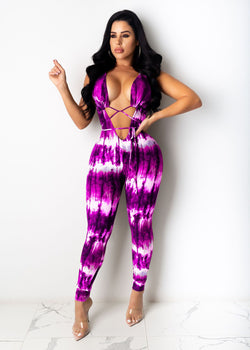 Always On Time Criss Cross Jumpsuit - Serenity Heart Boutique